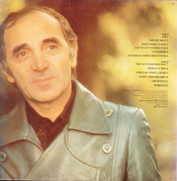 Charles Aznavour : The Best Of Charles Aznavour (LP, Comp, RE, Gat)