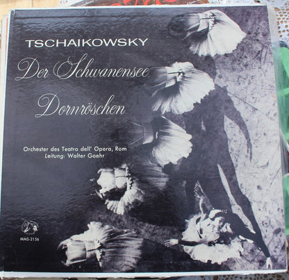 Pyotr Ilyich Tchaikovsky / Orchestra Del Teatro Dell'Opera Di Roma / Walter Goehr : Der Schwanensee - Dornröschen (LP)