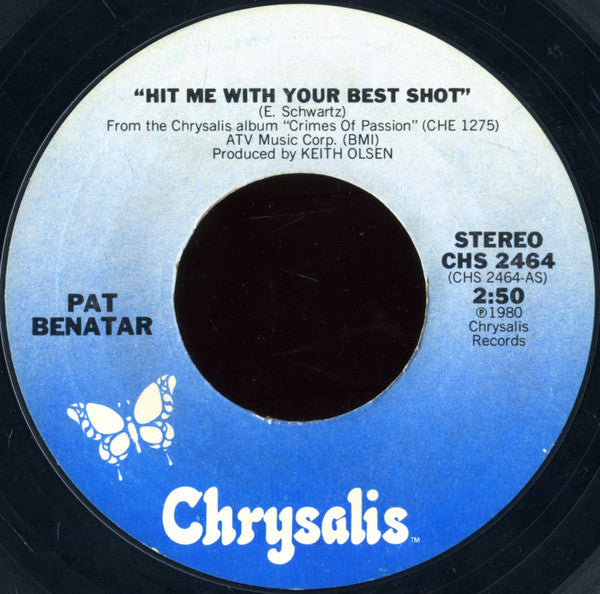 Pat Benatar : Hit Me With Your Best Shot / Prisoner Of Love (7", Single, San)