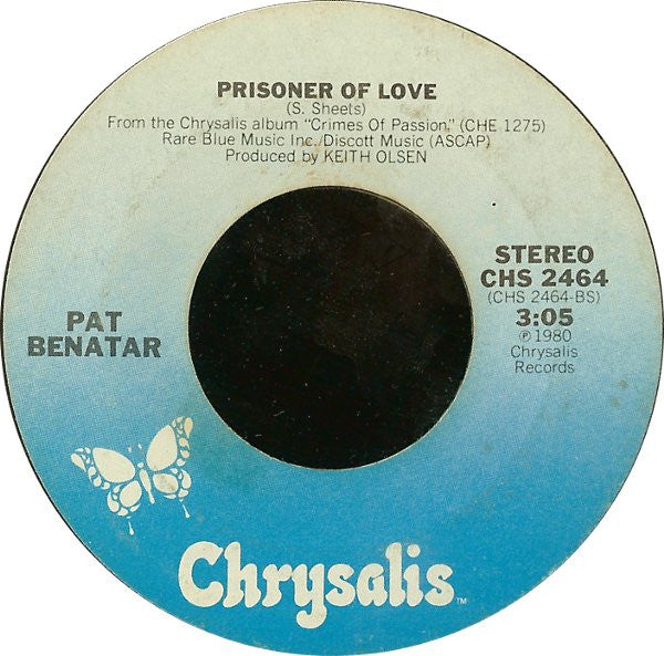 Pat Benatar : Hit Me With Your Best Shot / Prisoner Of Love (7", Single, San)