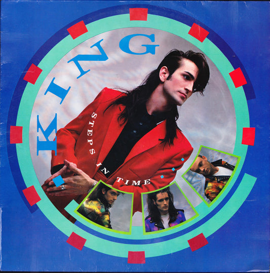 King : Steps In Time (LP, Album, RE, Red)