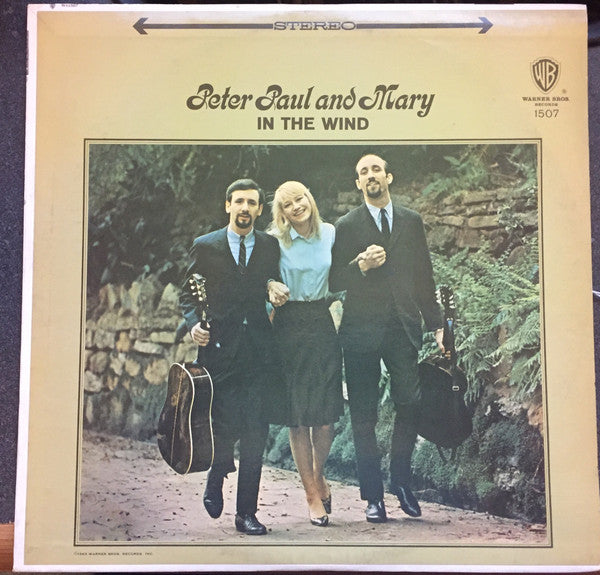 Peter, Paul & Mary : In The Wind (LP, Album, Pit)