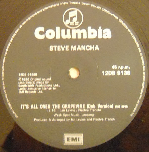 Steve Mancha : It's All Over The Grapevine (12", Single)