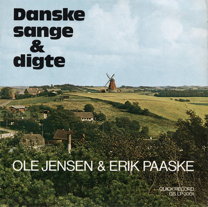 Ole Jensen (7) & Erik Paaske : Danske Sange & Digte (LP, Album)