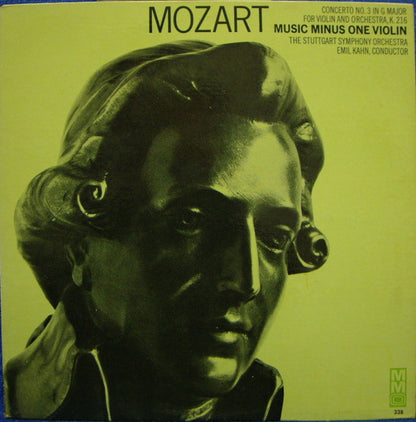 Wolfgang Amadeus Mozart, Stuttgart Symphony Orchestra, Emil Kahn : Concerto No. 3 In G Major For Violin And Orchestra, K. 216 (LP)