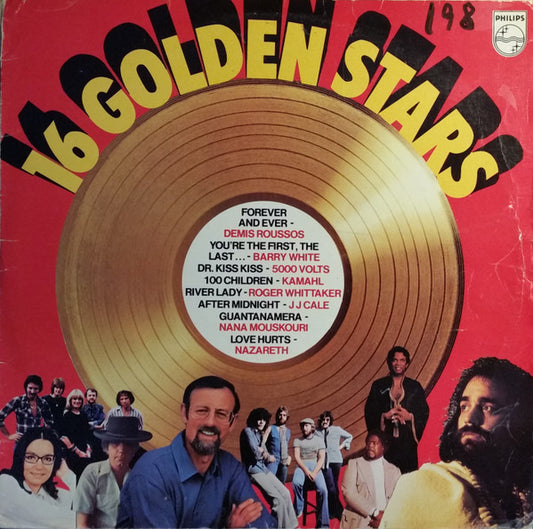 Various : 16 Golden Stars (LP, Comp)