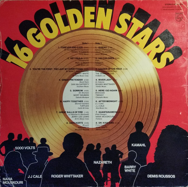 Various : 16 Golden Stars (LP, Comp)