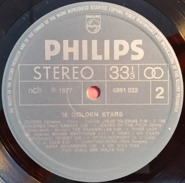 Various : 16 Golden Stars (LP, Comp)