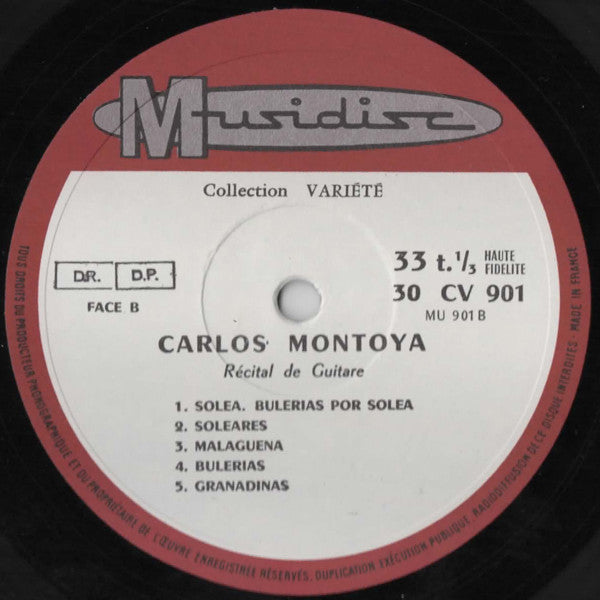 Carlos Montoya : Recital (LP, RE)