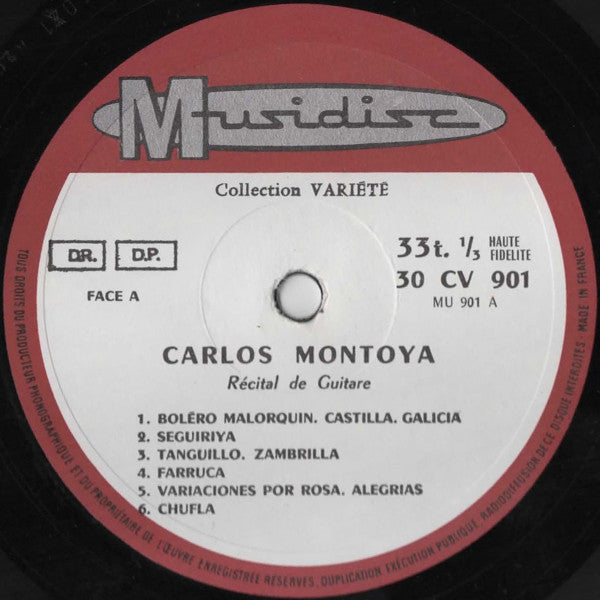 Carlos Montoya : Recital (LP, RE)