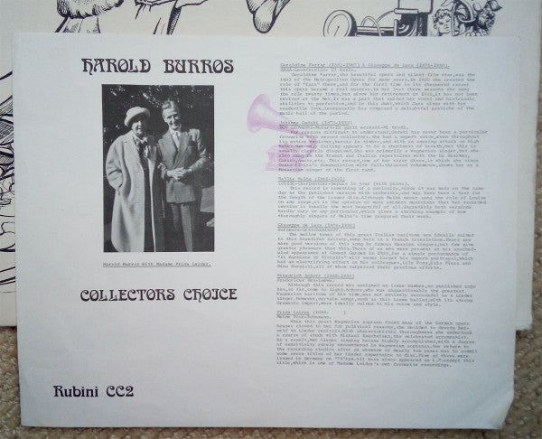 Various : The Harold Burros Collection (LP, Comp, Mono)