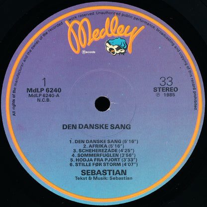 Sebastian (5) : Den Danske Sang - Opsamling '81-'85 (LP, Comp)