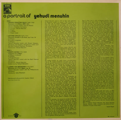 Yehudi Menuhin : A portrait of Yehudi Menuhin (LP, Comp)