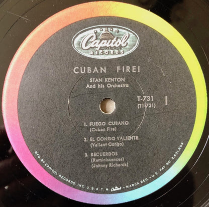 Stan Kenton : Cuban Fire! (LP, Album, Mono, RP)