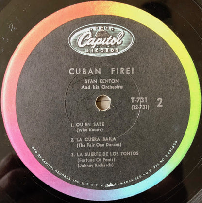 Stan Kenton : Cuban Fire! (LP, Album, Mono, RP)