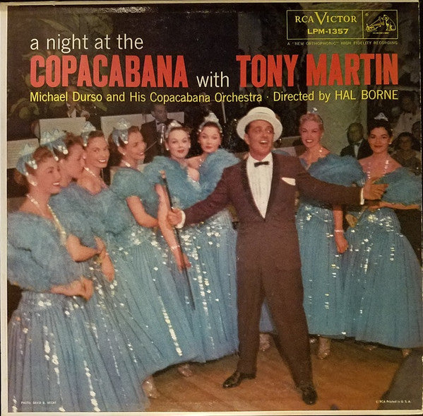 Tony Martin (3) : A Night At The Copacabana With Tony Martin (LP, Album, Mono)