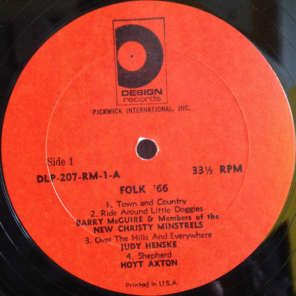 Various : Folk '66  (LP, Comp, Mono)