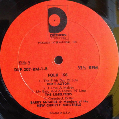 Various : Folk '66  (LP, Comp, Mono)