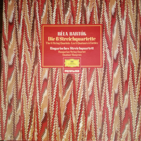 Béla Bartók, The Hungarian Quartet : Die 6 Streichquartette (3xLP, RE + Box)