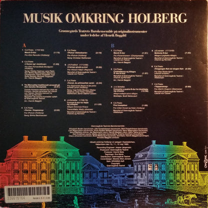 Grønnegårds Teatrets Barokensemble : Musik Omkring Holberg (LP)