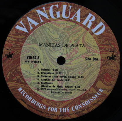 Manitas De Plata : The Best Of Manitas De Plata / Guitarra Flamenco (2xLP, Comp)