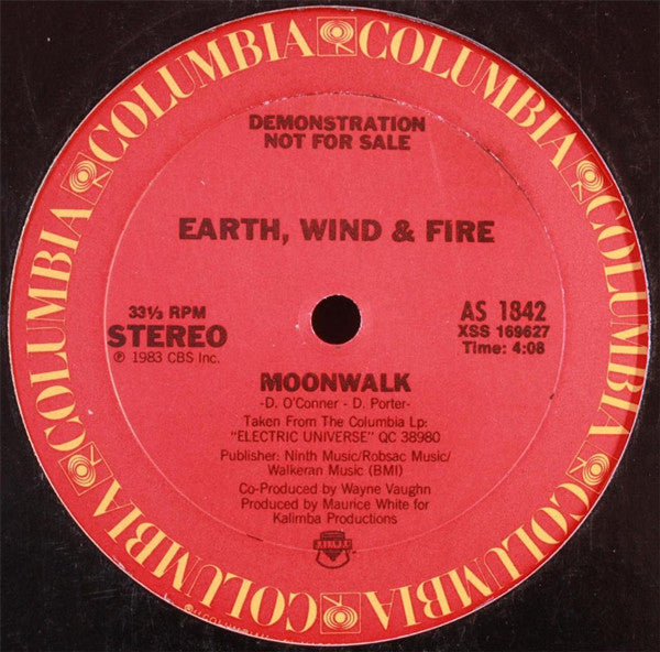 Earth, Wind & Fire : We're Living In Our Own Time (12", Promo)