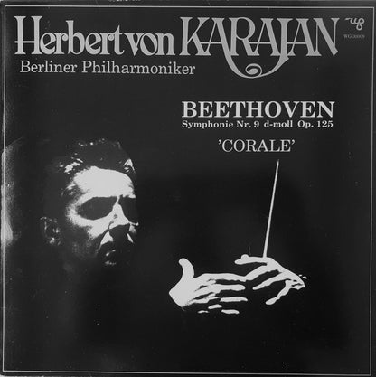 Herbert von Karajan, Berliner Philharmoniker : Beethoven Symphonie Nr. 9 d-moll Opl 125 "Corale"  (LP, Album)