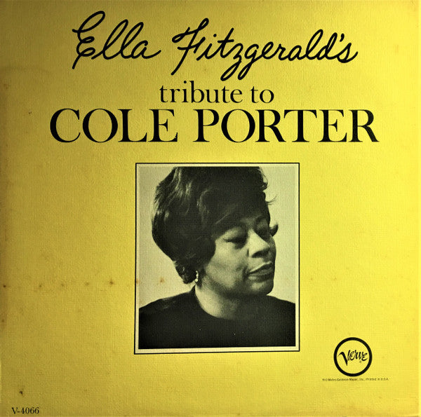 Ella Fitzgerald : Ella Fitzgerald's Tribute To Cole Porter (LP, Comp, Mono, RE)