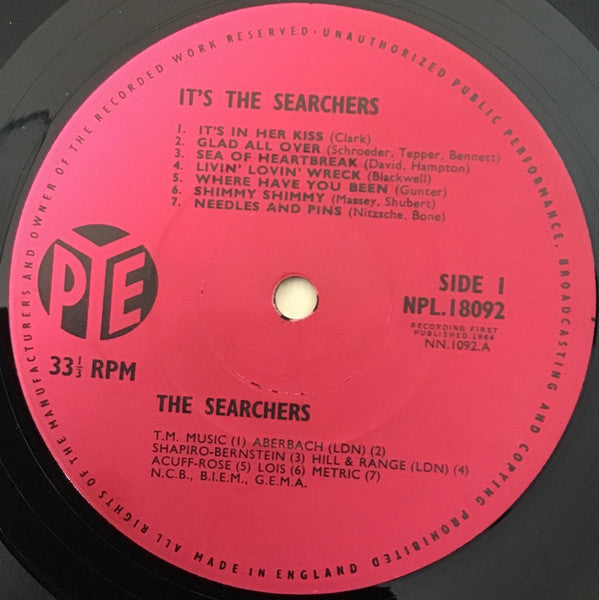 The Searchers : It's The Searchers (LP, Album, Mono)