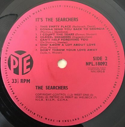 The Searchers : It's The Searchers (LP, Album, Mono)