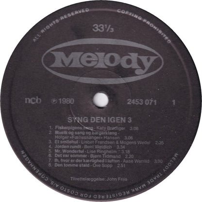 Various : Syng Den Igen 3 (LP, Comp)