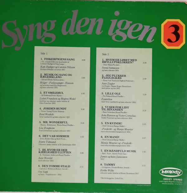 Various : Syng Den Igen 3 (LP, Comp)