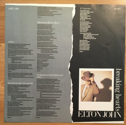 Elton John : Breaking Hearts (LP, Album)