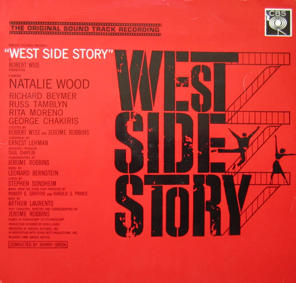 Leonard Bernstein : West Side Story (The Original Sound Track Recording) (LP, Album, Mono, Gat)