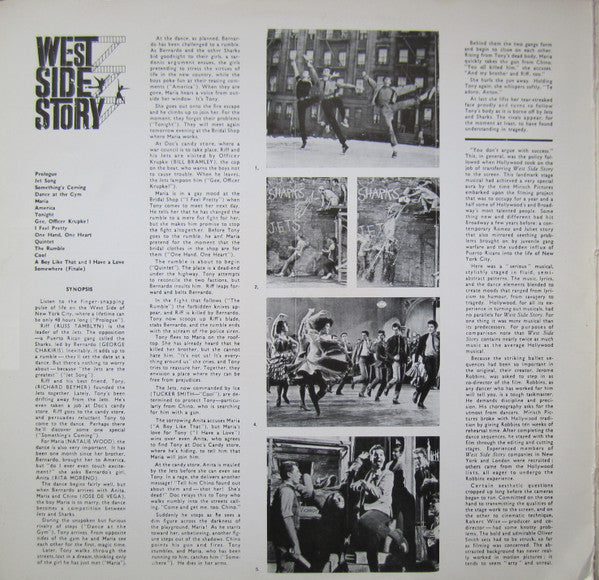 Leonard Bernstein : West Side Story (The Original Sound Track Recording) (LP, Album, Mono, Gat)