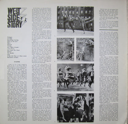 Leonard Bernstein : West Side Story (The Original Sound Track Recording) (LP, Album, Mono, Gat)