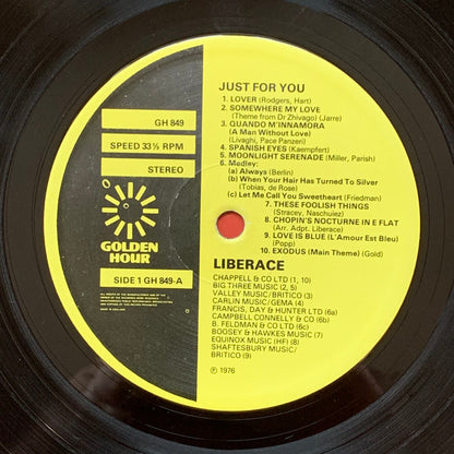 Liberace : Just For You (LP)