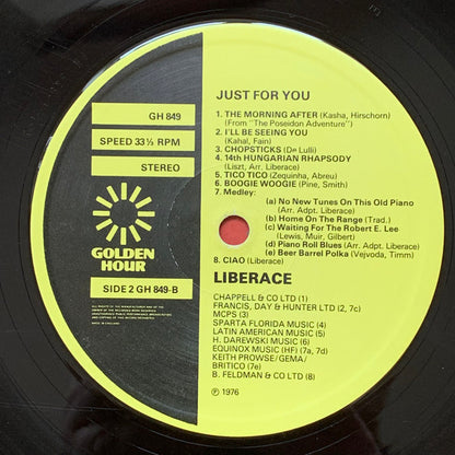 Liberace : Just For You (LP)