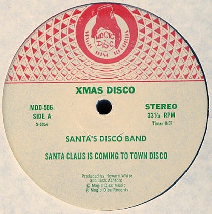 Santa's Disco Band : Xmas Disco Disc (12")