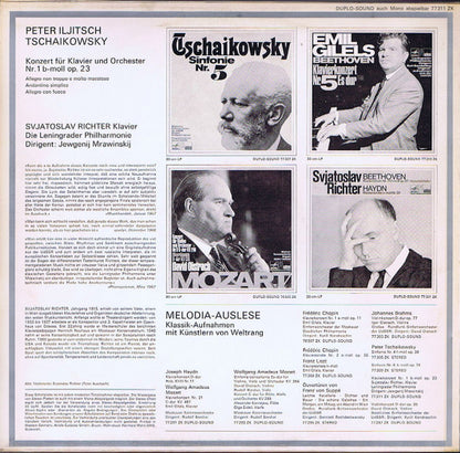 Pyotr Ilyich Tchaikovsky, Sviatoslav Richter, Leningrad Philharmonic Orchestra, Evgeny Mravinsky : Klavierkonzert Nr. 1 B-Moll  (LP)