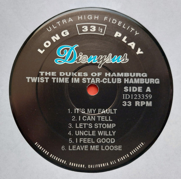 The Dukes Of Hamburg : Twist-Time Im Star-Club Hamburg 1 (LP)