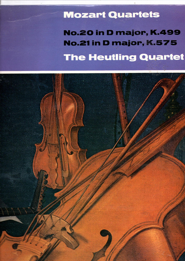 Wolfgang Amadeus Mozart, Heutling-Quartett : Quartet Nos. 20 & 21 (LP)