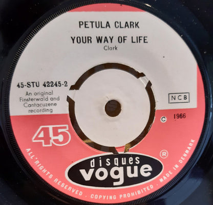 Petula Clark : I Couldn't Live Without Your Love (7", Single, M/Print)