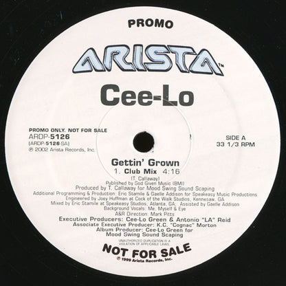 Cee-Lo : Gettin' Grown (12", Promo)