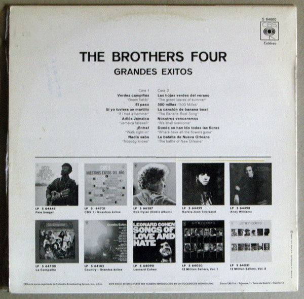 The Brothers Four : Grandes Exitos (LP, Comp)