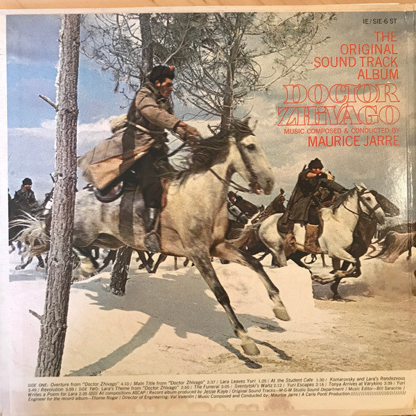 Maurice Jarre : Doctor Zhivago Original Soundtrack Album (LP, Album, RE, Gat)