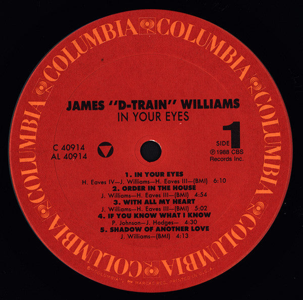 James "D-Train" Williams : In Your Eyes (LP, Album)