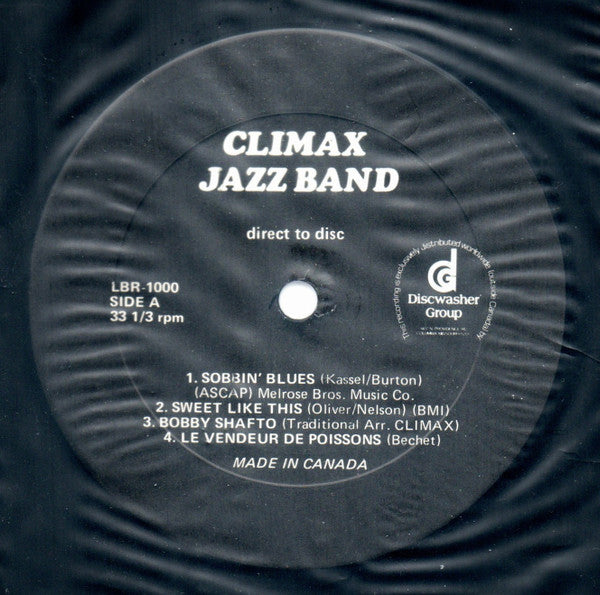 Climax Jazz Band : Direct To Disk (LP, Ltd)