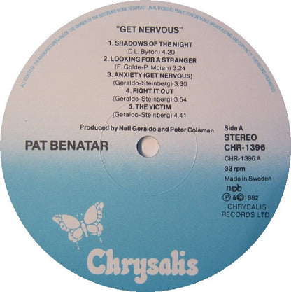 Pat Benatar : Get Nervous (LP, Album)