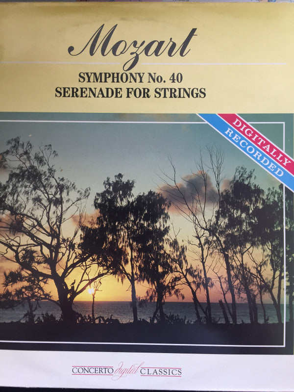 The Vienna State Orchestra, Alfred Scholz : Mozart - Symphony No. 40 -  Serenade For Strings (LP, Album)